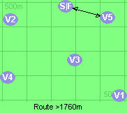 Route >1760m     