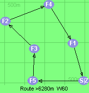 Route >6280m  W60