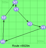 Route >8920m