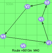 Route >6610m  M40