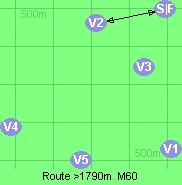 Route >1790m  M60