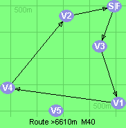 Route >6610m  M40