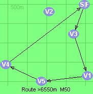 Route >6550m  M50