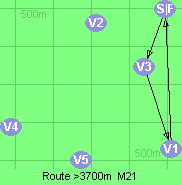 Route >3700m  M21