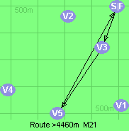 Route >4460m  M21