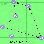 Route >6840m  M40