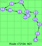 Route >7210m  M21