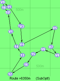 Route >6350m      (SubOpt!)