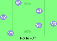 Route >0m