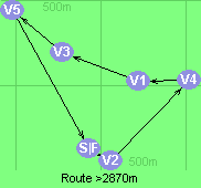 Route >2870m